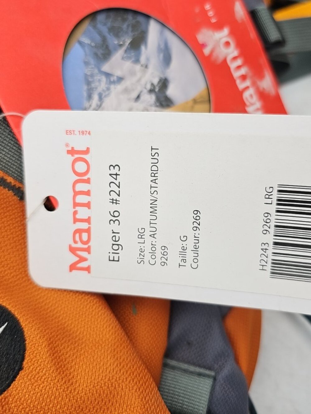 Marmot Eiger 36 Technical Hiking Backpack - Picture 2 of 5